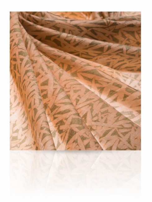Палантин Женский SN-BAMBOO.LEAF/OLIVE